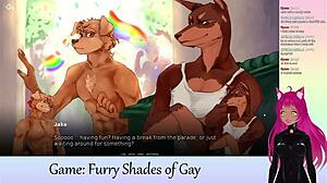i'm vtuber lewdneko playin furry shades of gay part 1 with oral scenes