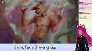 i'm vtuber lewdneko playin furry shades of gay part 1 with oral scenes