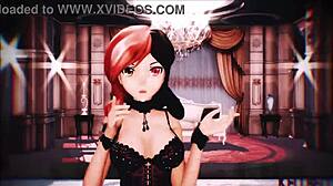 Hey, wanna see Neo RWBY in hot lingerie action?