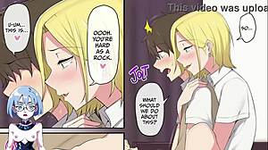 in imaizumi's house, gals gather for dating and games