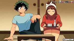 Ochaco in her MILF version, with a Latino fan dub for the anime fans.