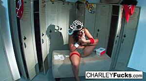 Charley chase in lucha libre foot fetish