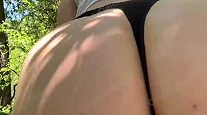 Random Jogger Gets Deepthroat on Hiking Trail POV - Candycourt