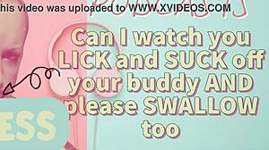 Kinky Podcast 7: Watching You Lick and Suck Your Buddy Off? Don’t Forget to Swallow!