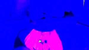 Happy halloween with the couple in costumes.