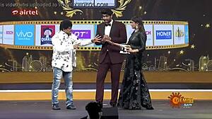 lakshmi manchu's huge tits tease with nipple pokies