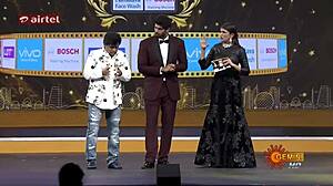 lakshmi manchu's huge tits tease with nipple pokies