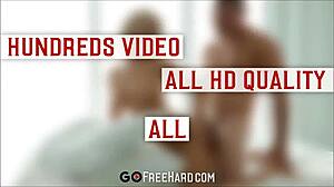 Red-nailed nympho teen sucks small cock in hardcore bedroom HD action