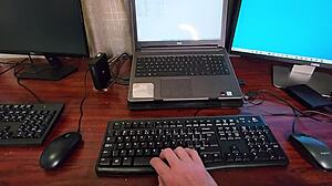 Sucking Colleague's Big Cock POV