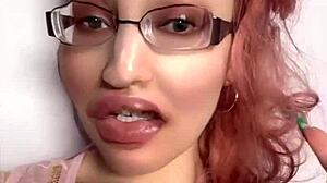 Fetish play with a spoiled brat and financial domination