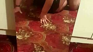 Amateur wife getting doggy style at home