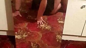 Amateur wife getting doggy style at home