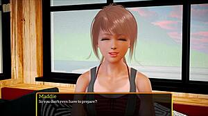 In my new family series, a redhead teen 18+ explores erotic games with small tits.