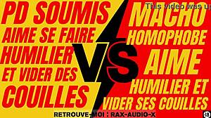 hard plan between a powerful straight french macho and a submissive young gay.