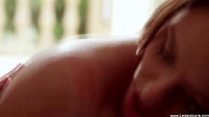 Josephine and crista engage in lesbian love with pussy playing and masturbation