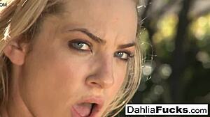 Sexy Teen 18+ Dahlia Skys Outdoor Masturbation: Tits And Ass Exposed