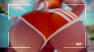 yo, watch tracer ride cock hard on the beach!