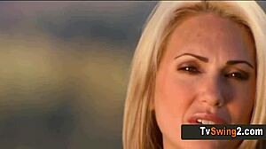 Naughty Blonde Pleases Swingers In Mansion?