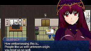 In Scathach Game Prologue, Young Girl Takes Care Of Old Man In Small Village With Intimate Scenes