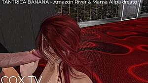 whoa, tantrica banana and mama allpa bang in wild gangbang!