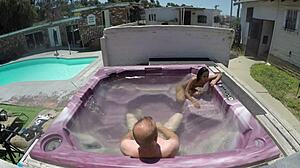Dayanara’s hot tub experience in POV 3