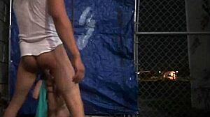 Real Teen Feels Cum Taste After Stranded Outdoors