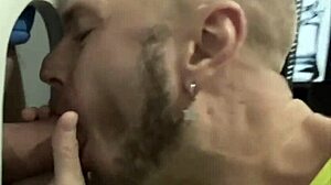 Ever Seen Such Wild Gay Glory Hole Blowjob Action?