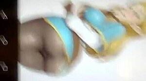 Latex clad Princess Zelda in anime style porn video