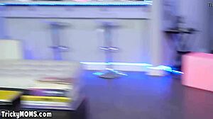 Milf Stepmom Seduces Stepson with Shaved Pussy for Big Cock Action