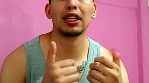 Plumber fucks me on the balcony with big cock