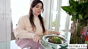 step sister keira croft gets fucked hard, oh man she's so horny