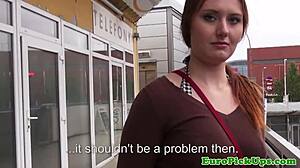 Teen gets jizzed on outdoors!