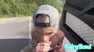 who helps with car breakdown outdoor blonde