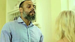 brazzers caterer scene with amber deen and freddy flavas