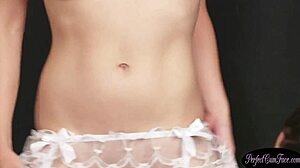 Babe TAKES a CUMLOAD at STRIPPER AUDITION