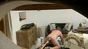 peeping tom watches gay fucking scene discreetly