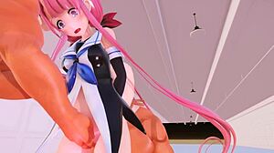 3D porn video of Jiangsu pussy fucked and cum inside