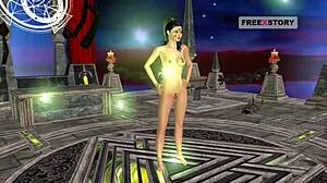 3D animated Indian teen girl in various sexy positions