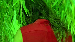 Public bush go around with a hot Latina babe