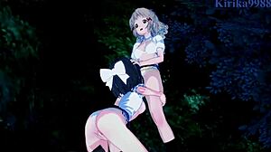 Hibiki Tachibana, Miku Kohinata, Laura Bodewig in Wild Lesbian Hentai Play