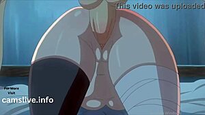 Hot teen bends over for monster cock doggy!