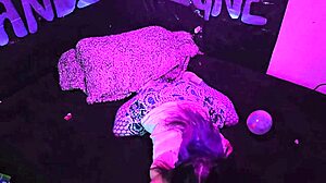 cute milf kandi laigne in balloon popping fetish. mature bbw with big natural tits