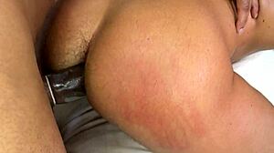 i'm an amateur guy getting fucked by two huge black cocks, it's so intense and i love it