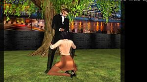 sweet appetizer turns into a wild cartoon romp