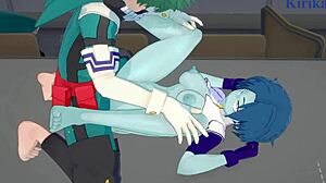 Invisible Toru and Bubble Girl's Intense Hentai Creampie