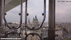 Super hot spanish teen 18+ has sensual sex at night!