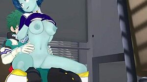 Invisible Toru and Bubble Girl's Intense Hentai Creampie