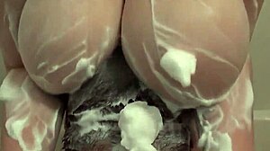 look at these big tits getting masturbated