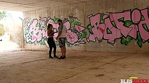 She goes running and I passionately run on her