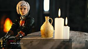 Lesbian sex in 3D hentai game